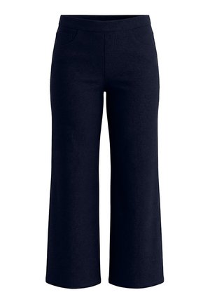 Ulla Popken, BENGALINE ELASTIC WAIST PANTS - Pantaloni - marine