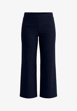 Ulla Popken, BENGALINE ELASTIC WAIST PANTS - Housut - marine