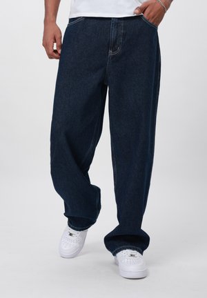 UNISEX - Traperice ravnih nogavica - rinsed denim
