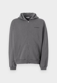 OMEN FLORA ZIP HOODIE UNISEX - Sweatjakke - grey