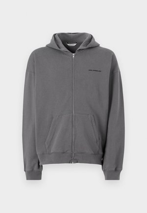Holzweiler OMEN FLORA ZIP HOODIE UNISEX - Sweatjakke - grey