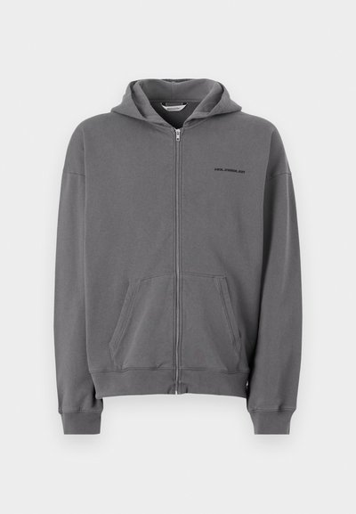 Holzweiler OMEN FLORA ZIP HOODIE UNISEX - Zip-up sweatshirt - grey