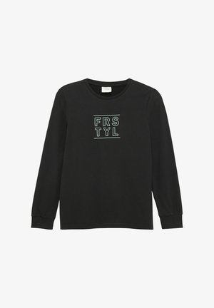T-shirt à manches longues - schwarz