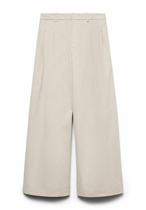 Vero Moda, TROUSERS VMMENG MID WAIST TROUSERS - Pantalon classique - cement