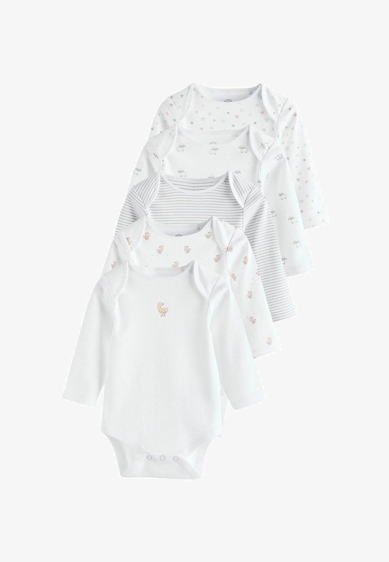 Next REGULAR FIT 5 PACK - Body - white delicate animal print