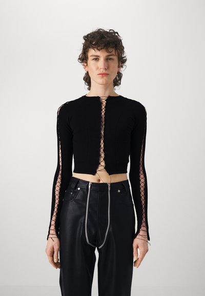 MIISTA HERA - Μπλούζα με μακριά μανίκια - black