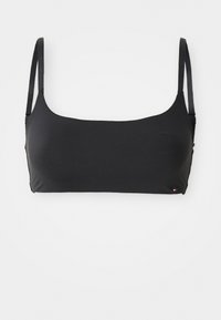 MICRO ESSENTIALS SCOOP NECK  - Steznik - black