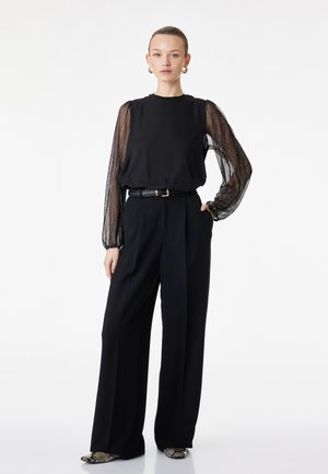 Koton, LONG SLEEVE  - T-shirt à manches longues - black