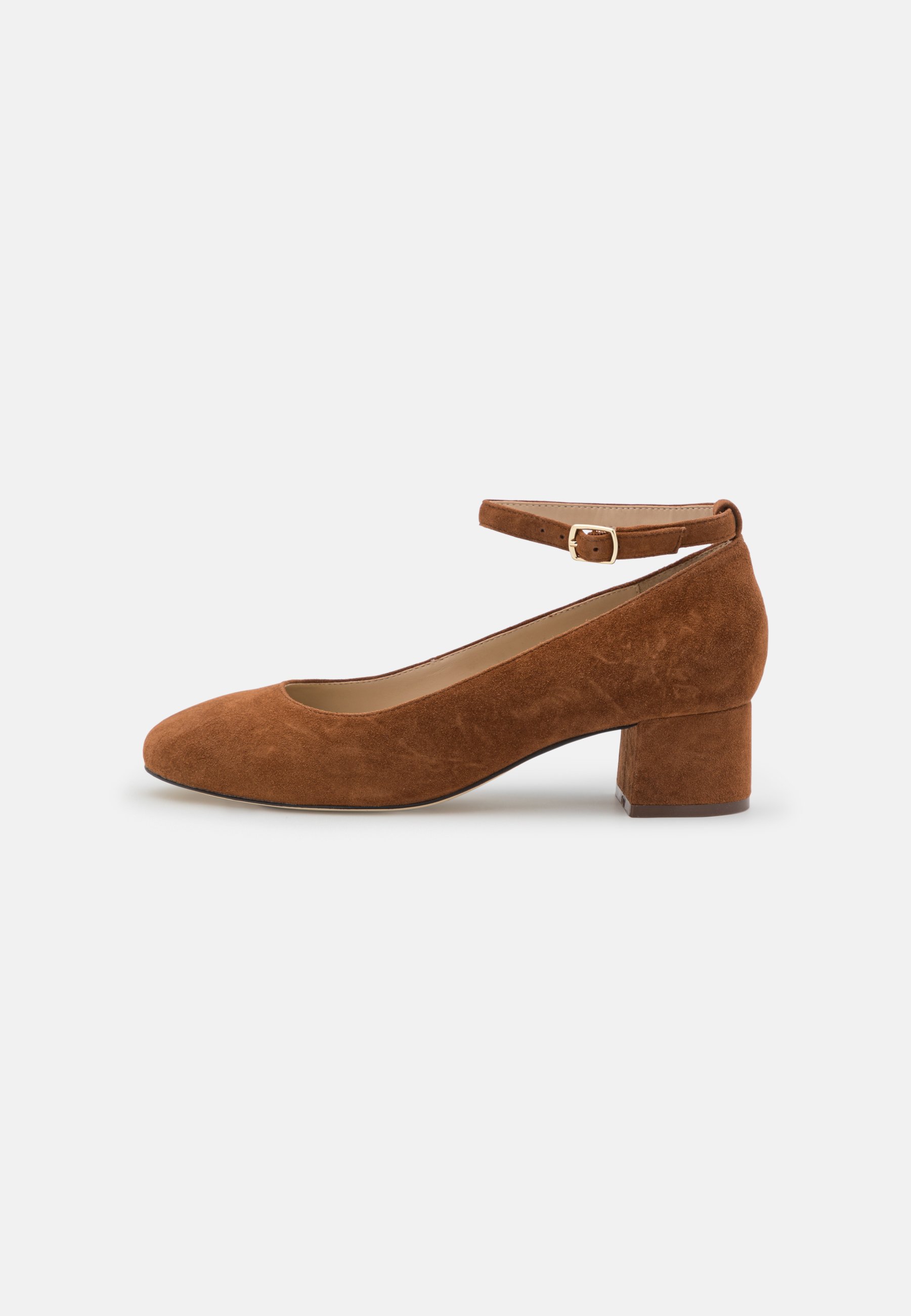 Brown suede shoes