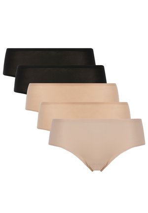 5 PACK - Trusser - schwarz nude creme