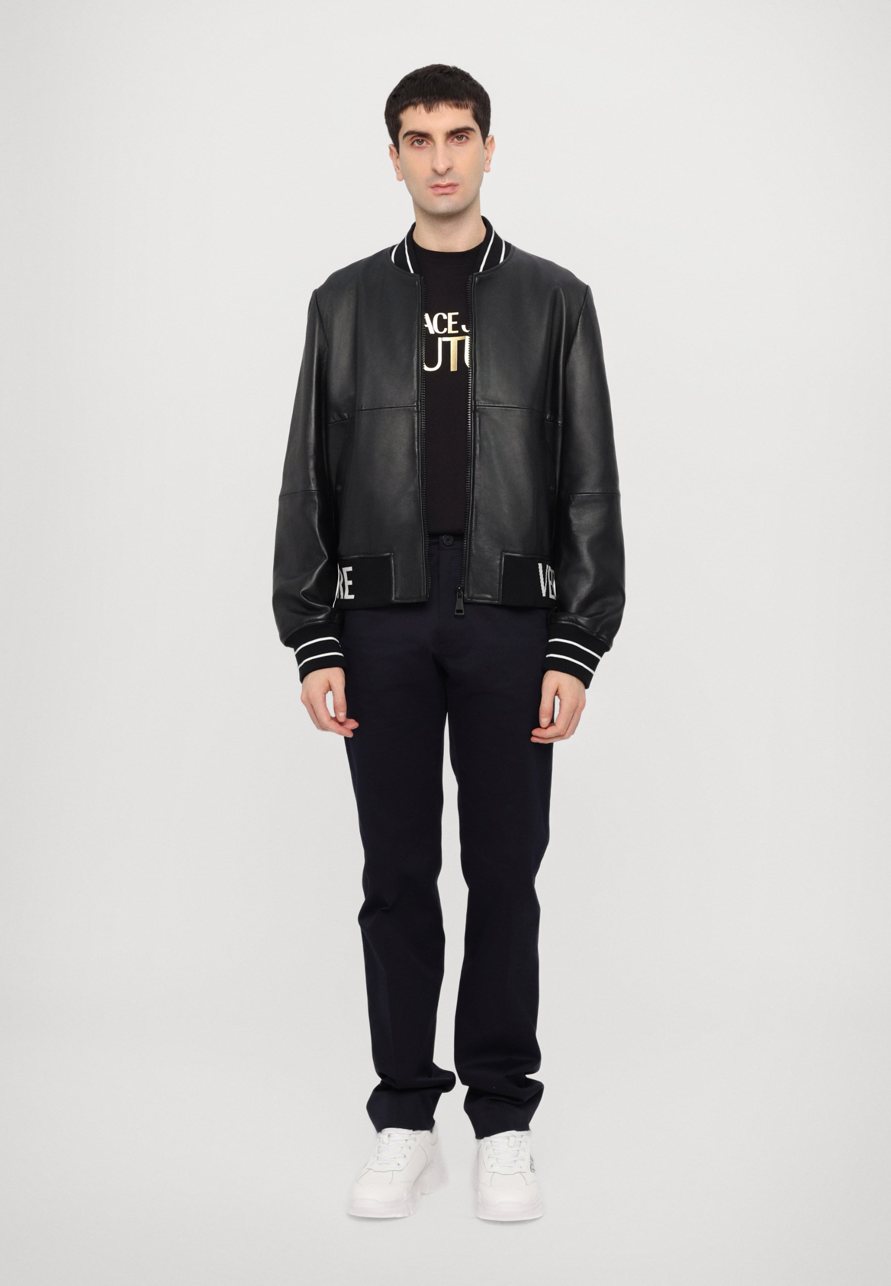 VERSACE JEANS COUTURE レザージャケット L Vintage Versace Jeans Couture Leather Jacket - XL — Pop Boutique