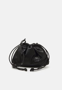 GATHERED CROSSBODY - Rankinė per petį - black
