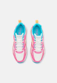 Skechers Sport TRES AIR - Zapatillas - pink duraleather/white mesh/blue and natural trim