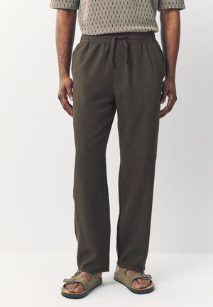 Next REGULAR FIT - TEXTURED ELASTICATED WAIST  - Pantaloni - brown