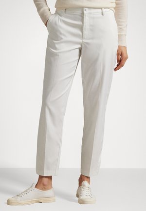 STRETCH TWILL 5 POCKET PANT - Tygbyxor - ceramic white