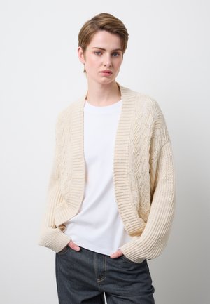 Strickjacke - light beige