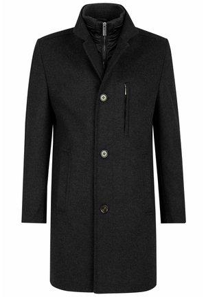 Bugatti Herren Stehkragen Mantel - Elegant Mit Stretch