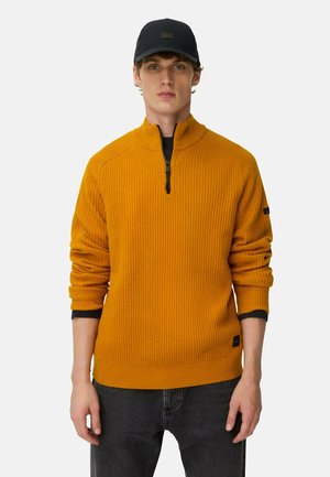 TROYER AUS REINER - Strickpullover - burned yellow