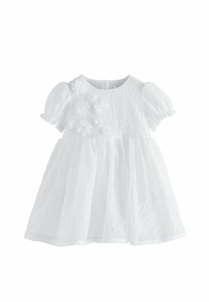 REGULAR FIT - FLOWER CORSAGE - Kasdienė suknelė - white