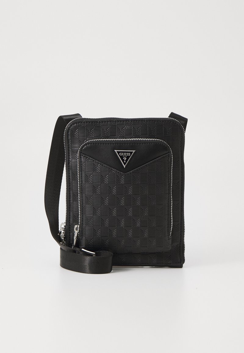 Guess - SIENA CROSSBODY FLAT ZIP - Rankinė per petį - black, Padidinti