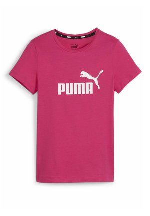 Puma LOGO - T-Shirt print - garnet rose