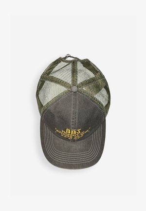 Butcher of Blue, ACCESSORIES VINTAGE TRUCKER - Cap - dk granite green