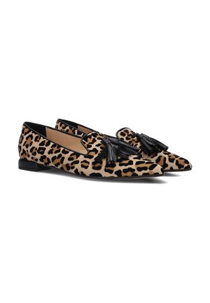 Ballerina's - leopardo cuoio nappa nero