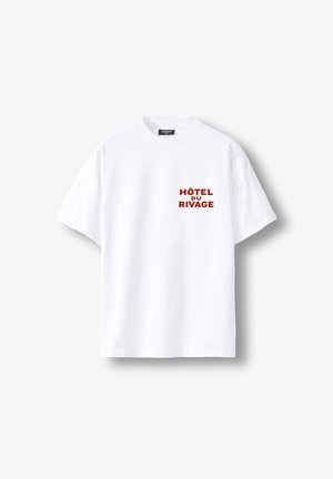 Burocs, OVERSIZE HOTEL EMBLEM - Triko s potiskem - white