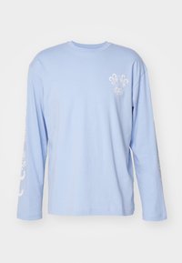 AFFIRM TABLEAU UNISEX - Tops ar garām piedurknēm - ice blue
