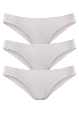 LASCANA 3 PACK - Briefs - weiß