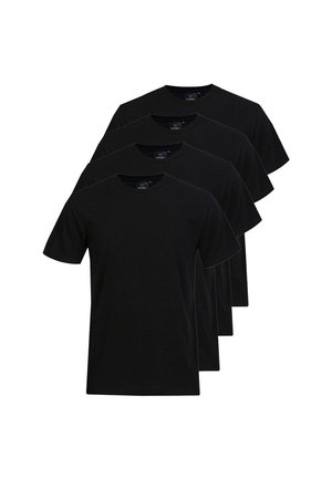 4-ER-PACK UNISEX - T-Shirt basic - noir