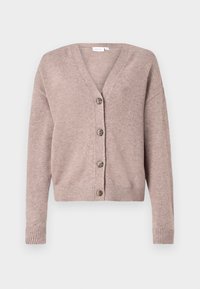 VILA VIRIL V NECK - Cardigan - brown