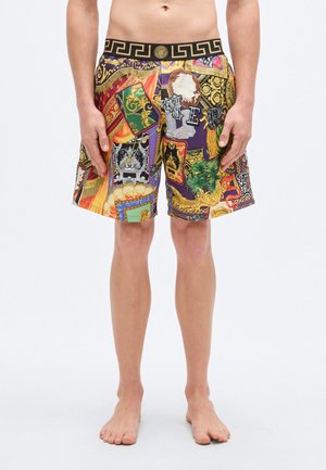 SWIM LONG PATCHWORK PRINT NEW LOGO - Badeshorts - multicolour