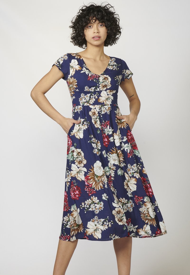 Koroshi Vestido informal navy/multicolor Zalando.es