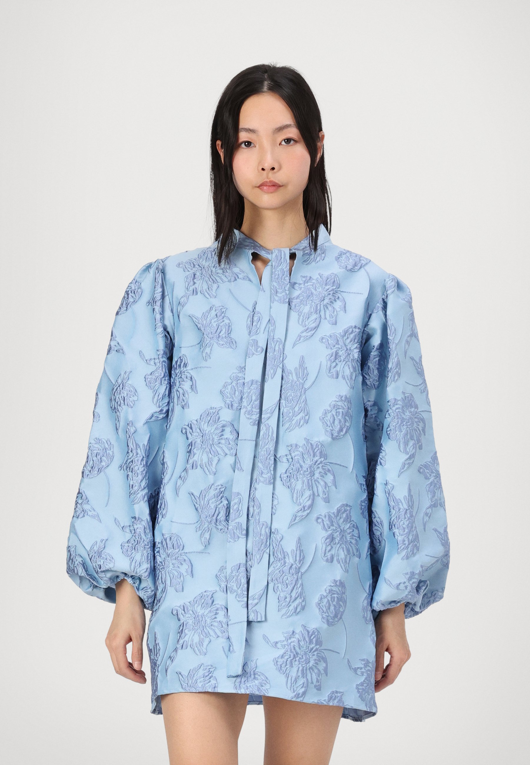 Sister Jane SKYLARK BOW MINI DRESS - Day dress - blue - Zalando