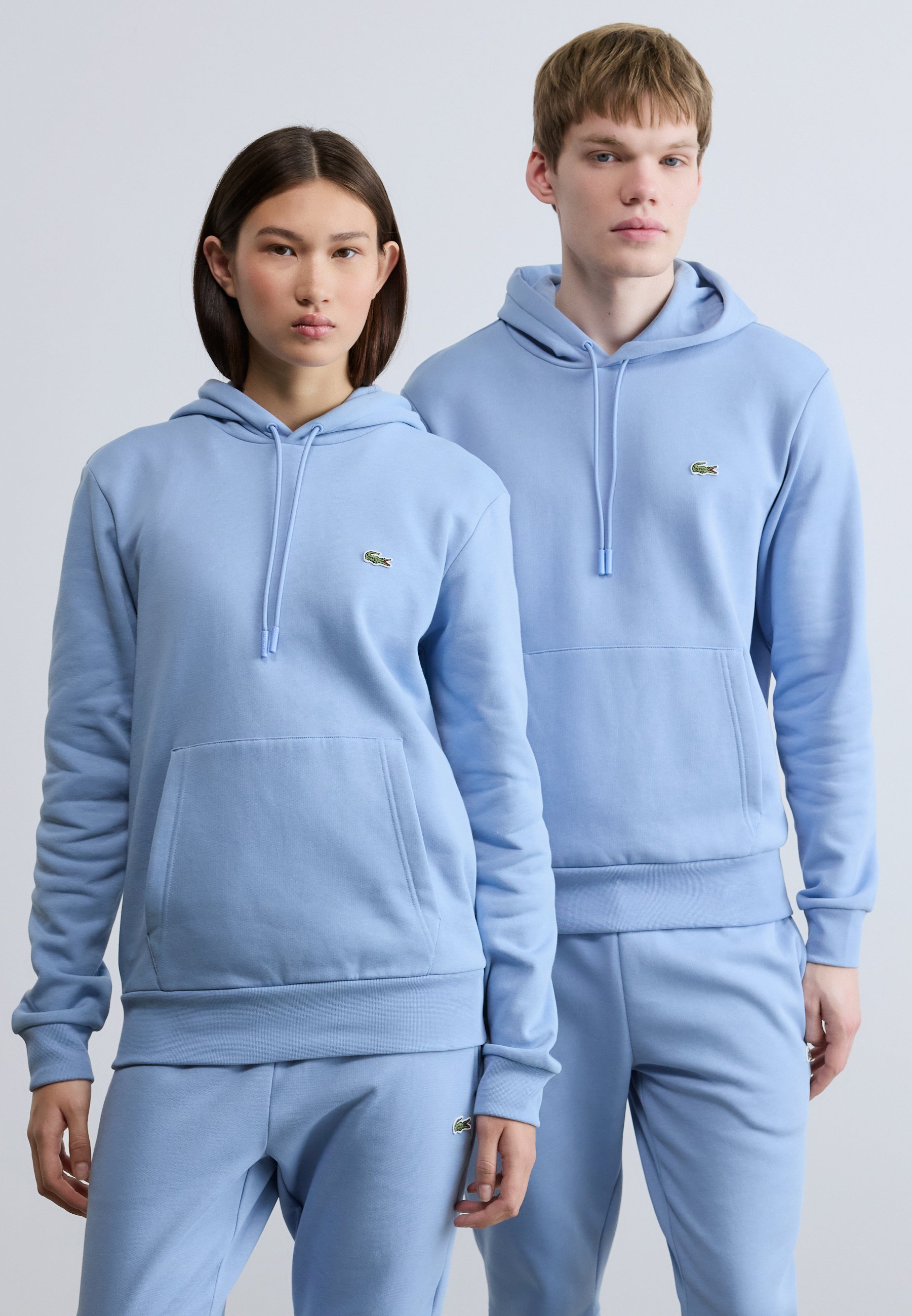 Lacoste UNISEX - Hoodie - aphylla/light blue - Zalando.co.uk