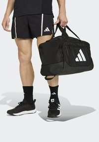 adidas Performance TRAINING DEFENDER DUFFLE SMALL - Bolsa de deporte - black   white