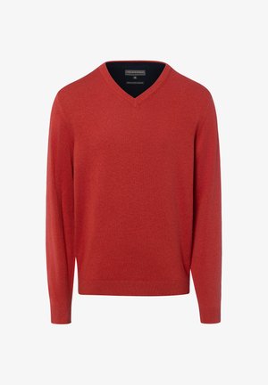FINSHLEY & HARDING, FINSHLEY & HARDING PULLOVER - Strickpullover - koralle