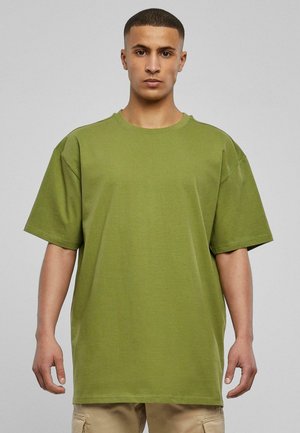 HEAVY 2-PACK - T-shirt basique - newolive white