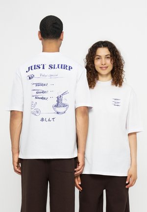 YOURTURN, UNISEX REGULAR FIT - T-shirt imprimé - white