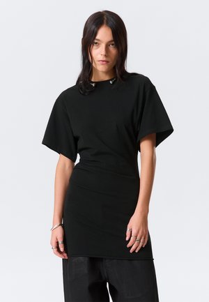 Weekday MINI DRESS - Džersio suknelė - black