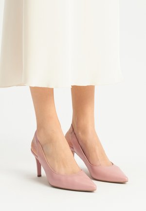 RYŁKO, Klassieke pumps - różowy rp