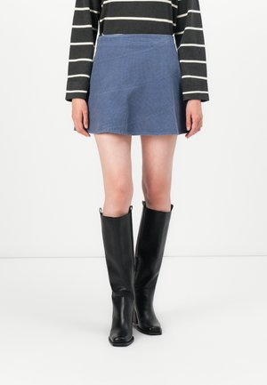 ONLMOXIE SKATER - Miniskjørt - vintage indigo