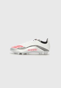adidas Performance - F50 MESSI UNISEX - Scarpe da calcetto con tacchetti - white/lucid red/silver-coloured Immagine in miniatura 1