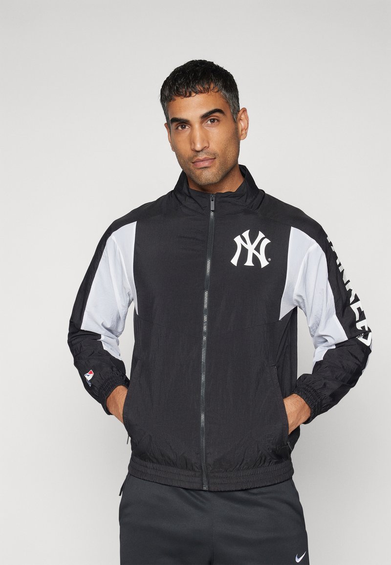 Fanatics NEW YORK YANKEES WOVEN TRACK JACKET - Sporto klubų atributika - white/black
