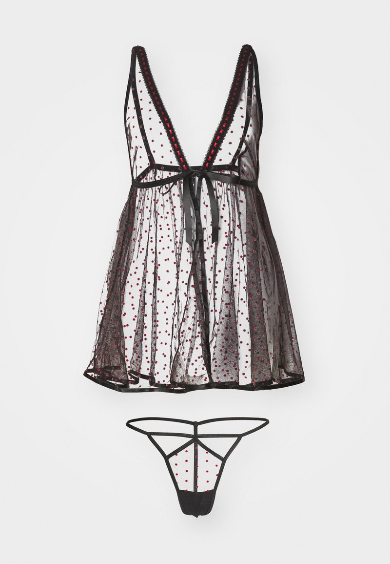 Ann Summers THE MESMERISING  BABYDOLL - Pyjama set - black