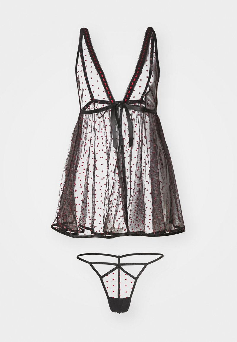 Ann Summers - THE MESMERISING  BABYDOLL - Pidžaamakomplekt - black, Suurenda