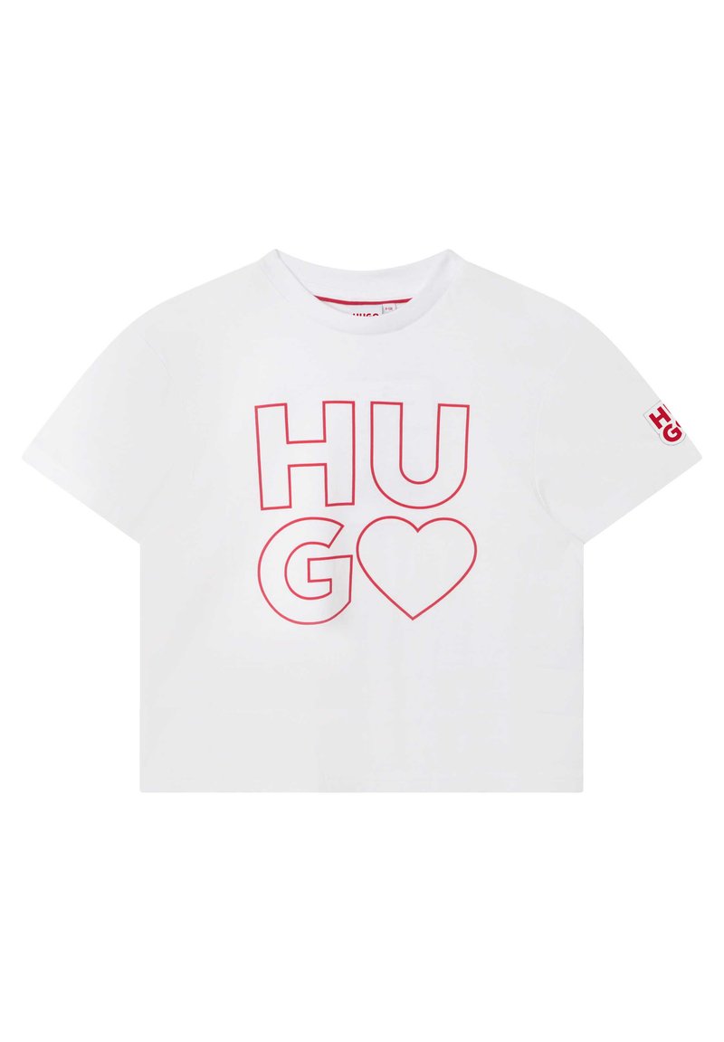 Hugo Kids Boys T Shirt In Yellow