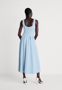 VILA VIWELLY DEEP V NECK ANCLE DRESS - Haljina od žerseja - ashley blue