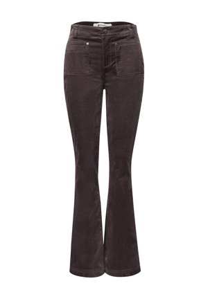 Street One, HIGH WAIST BOOTCUT HOSE IM SLIM FIT - Pantalon classique - brown